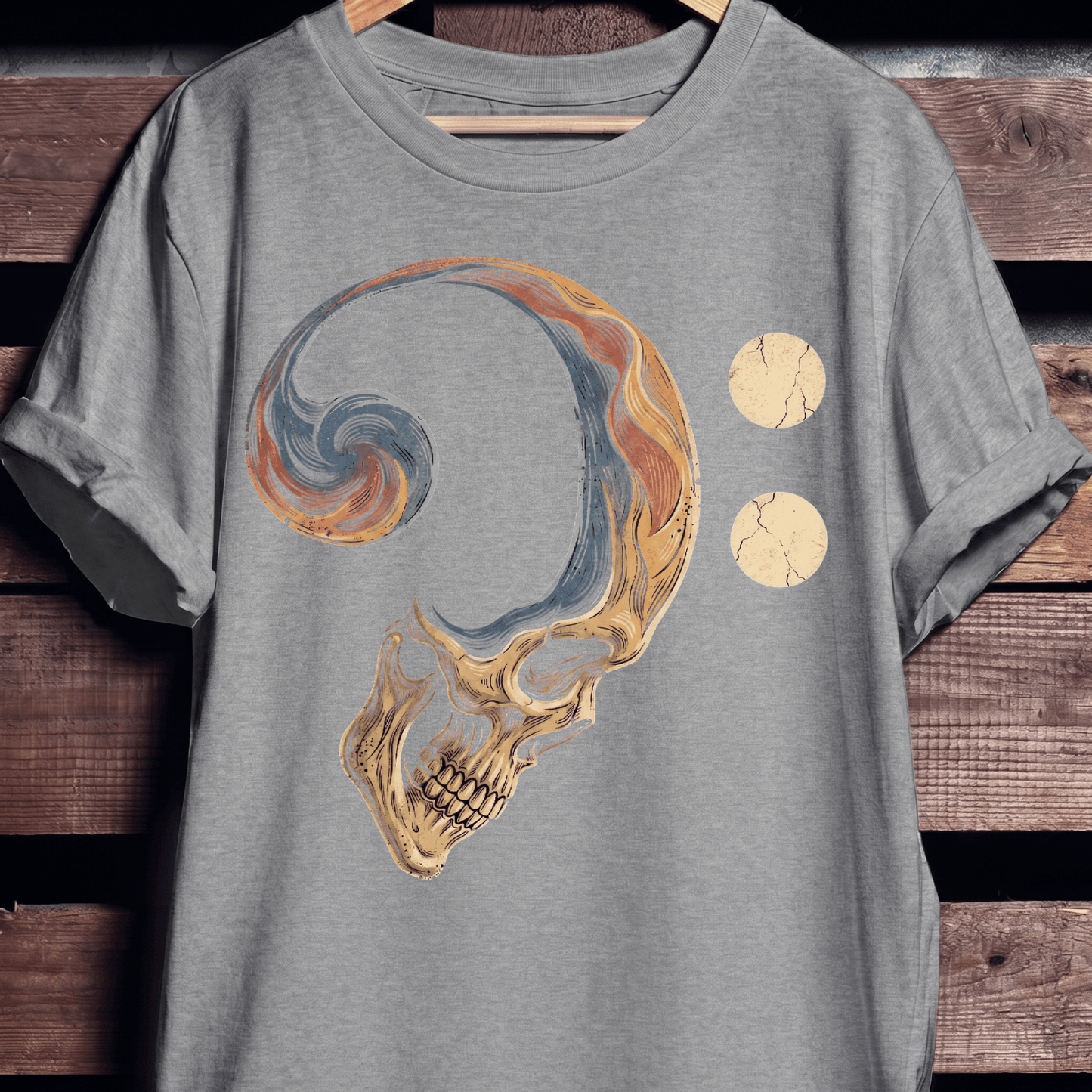 Bass Clef Skull Rhythm Tee - The Music Frontiers