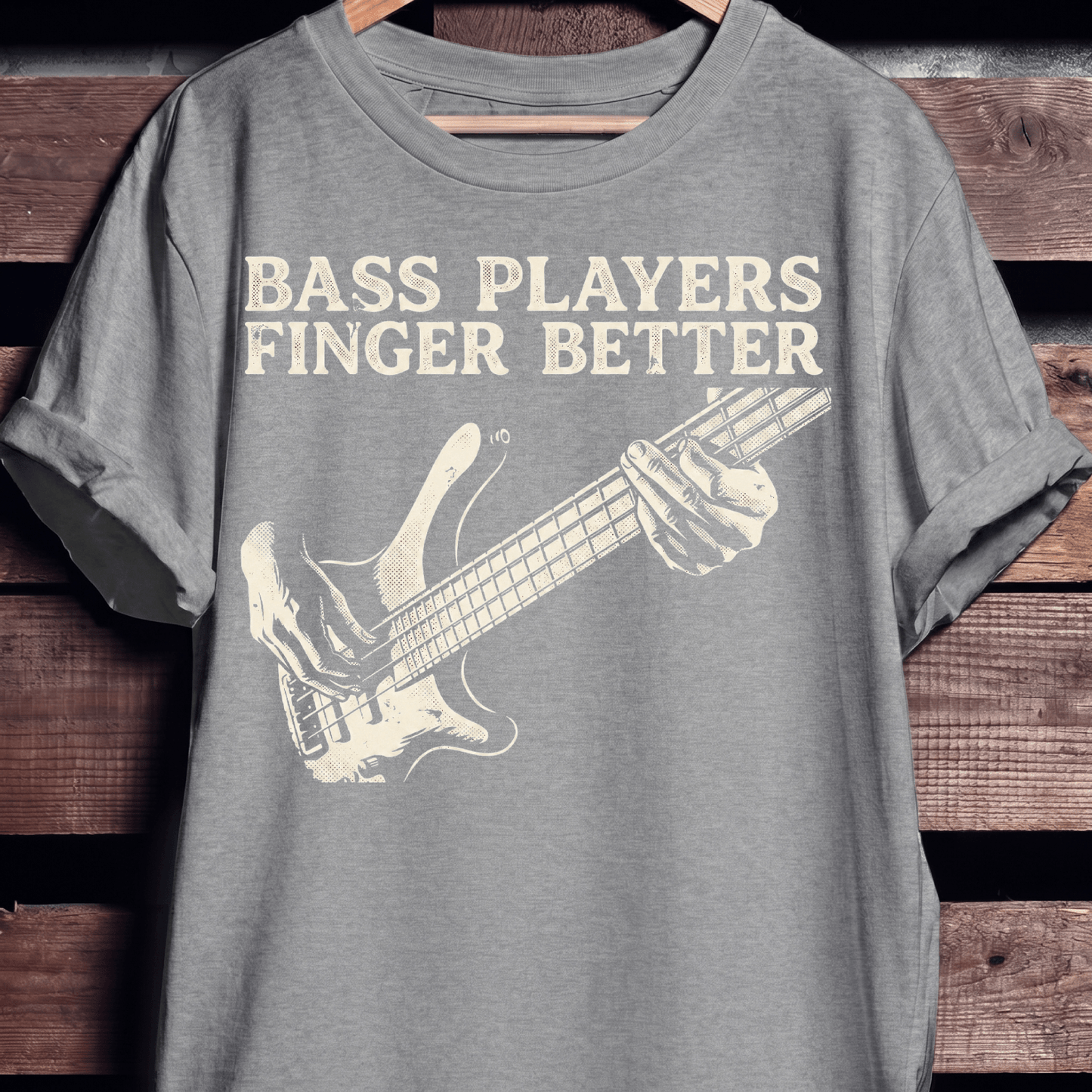 Bass Players Finger Better Tee - The Music Frontiers