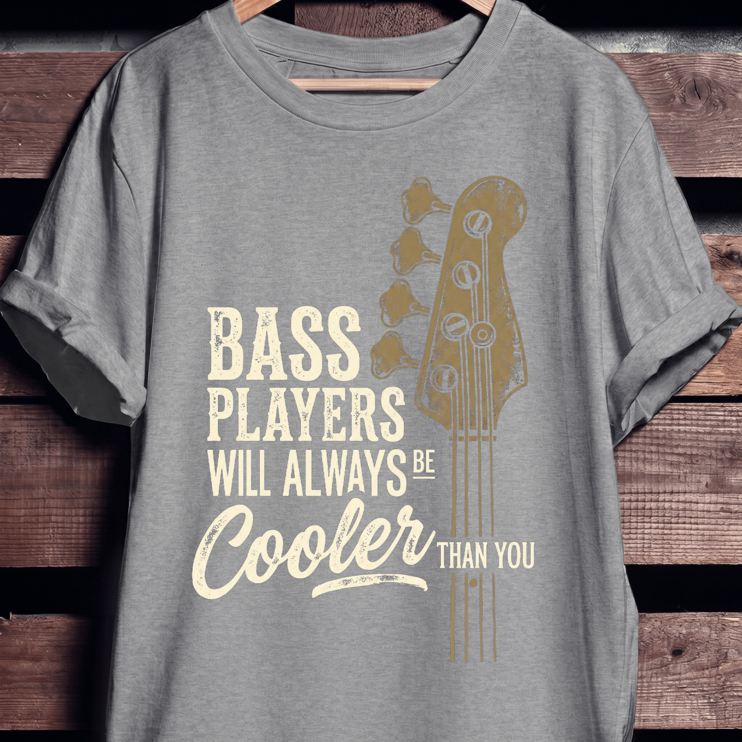 Cooler Than You Bassist Graphic T-Shirt - The Music Frontiers