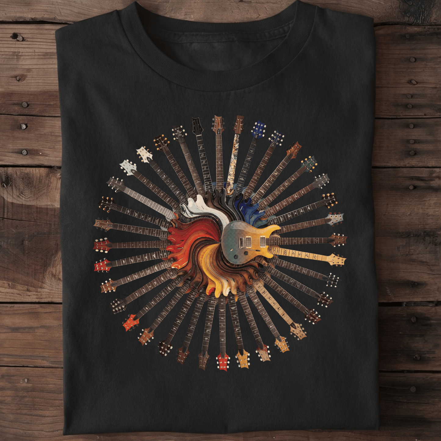 Guitarist Color Wheel Collection Tee - The Music Frontiers