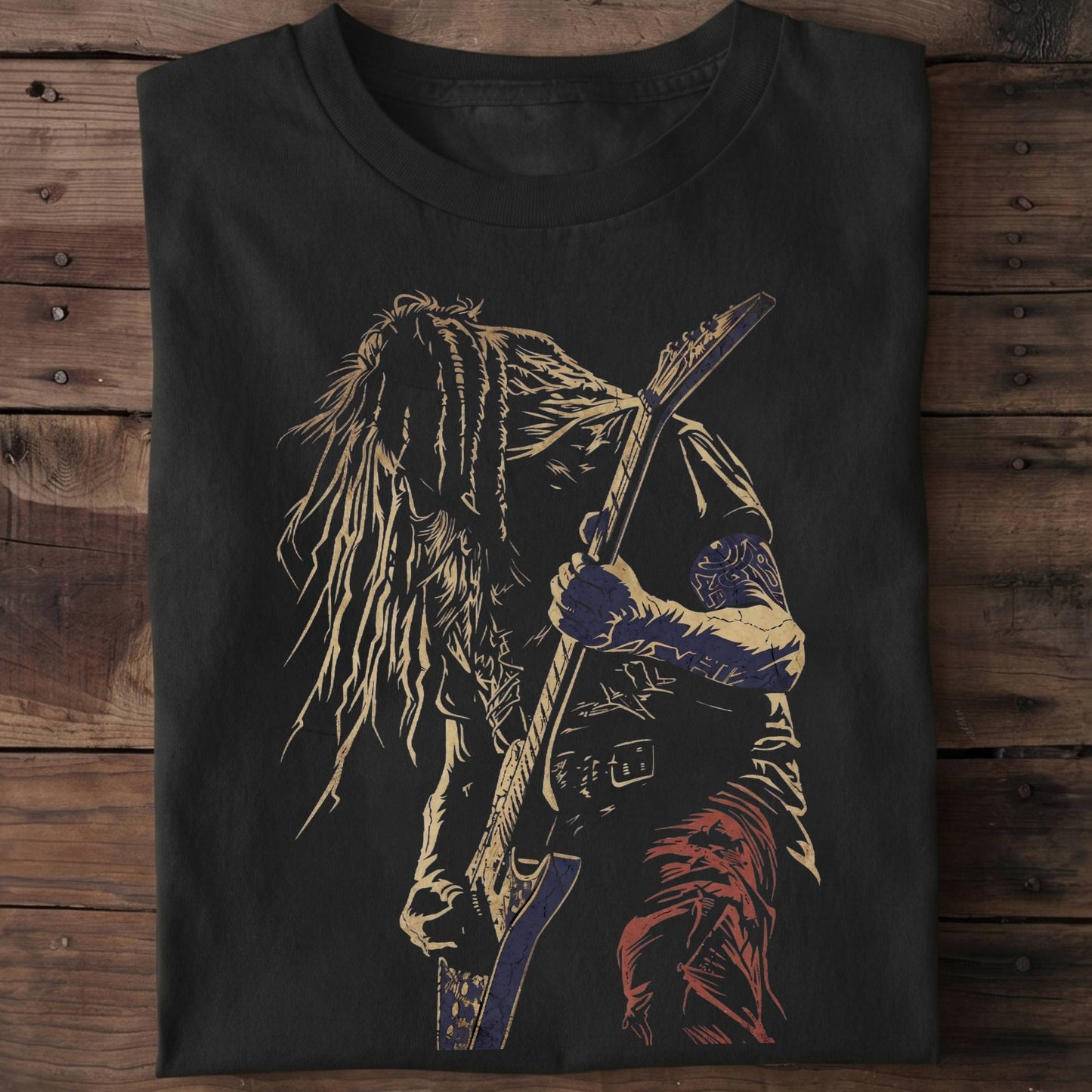 Heavy Metal Bassist Graphic Tee - The Music Frontiers