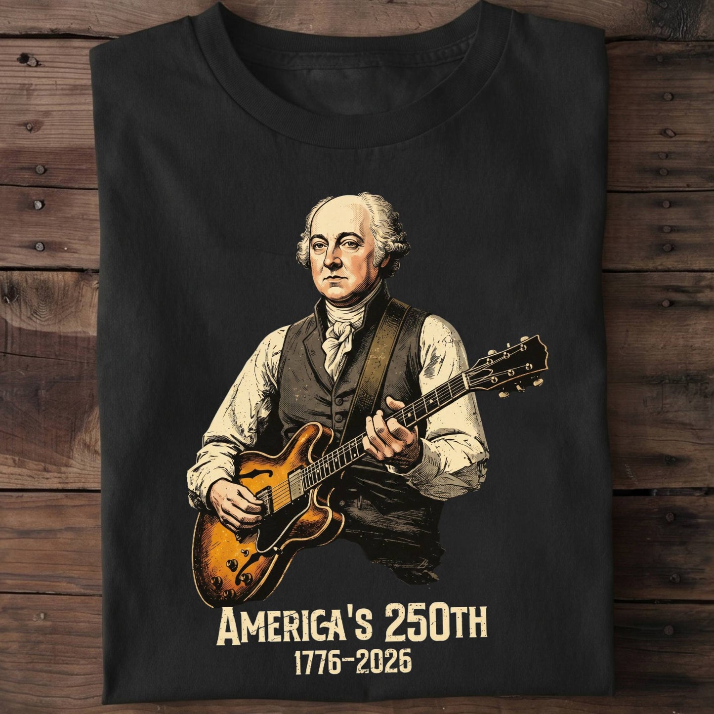John Adams Playing Guitar America 250 - The Music Frontiers