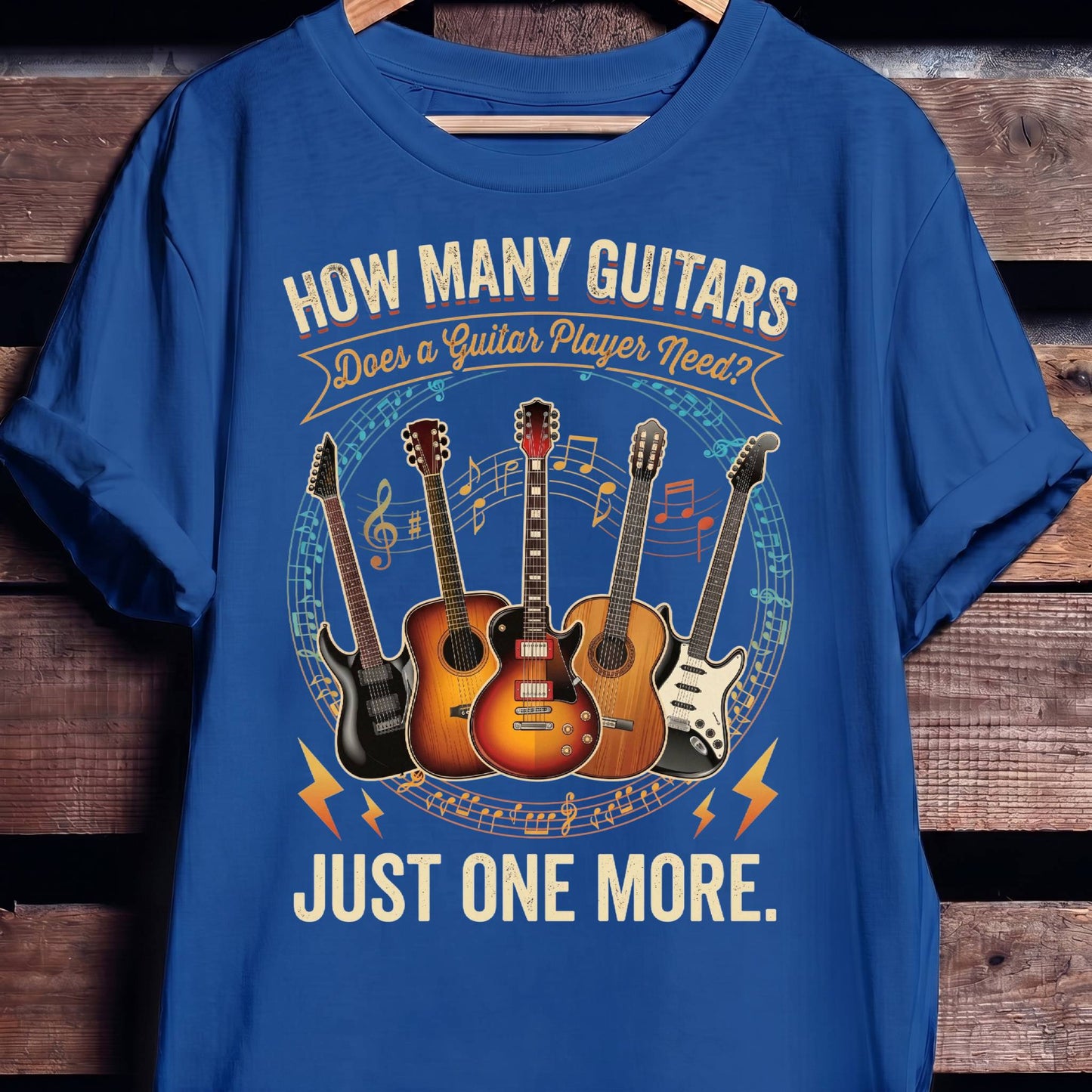 Just One More Guitarist Music Tee - The Music Frontiers