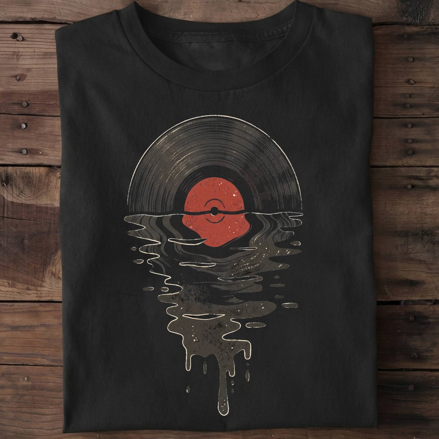 Melting Vinyl Record Tee