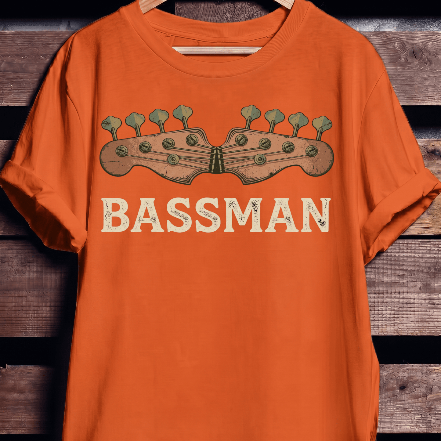 Retro Bassman Graphic T-Shirt - The Music Frontiers
