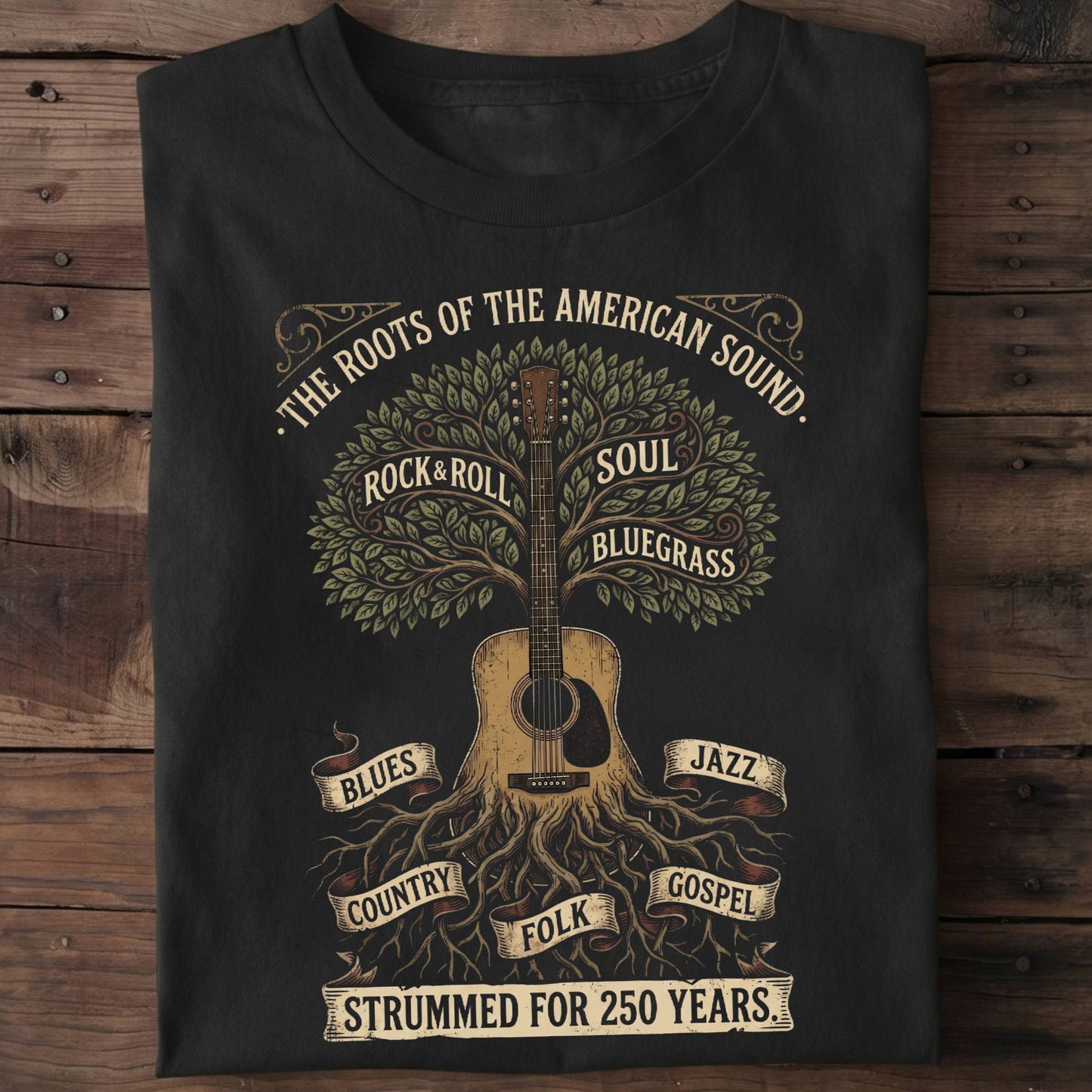 Roots of American Sound Guitar America 250 - The Music Frontiers