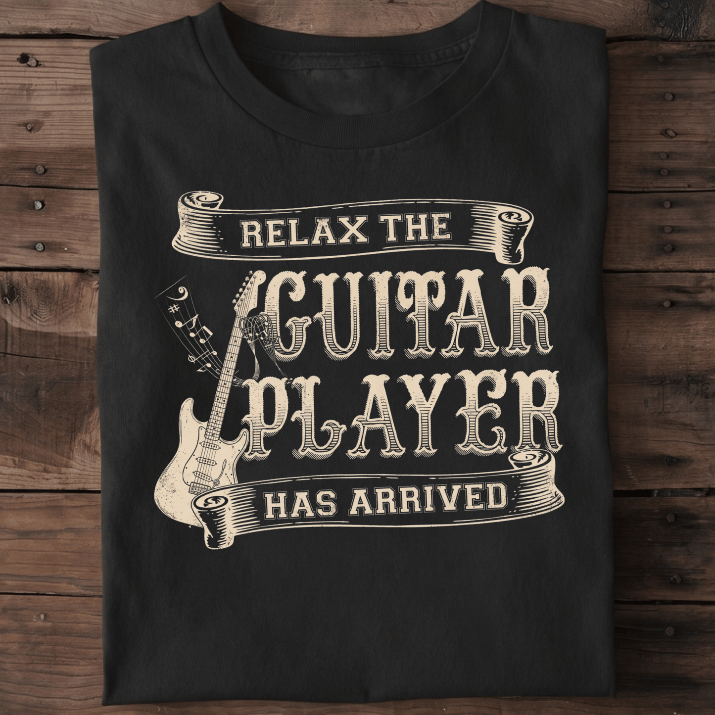 The Guitar Player Has Arrived Tee - The Music Frontiers