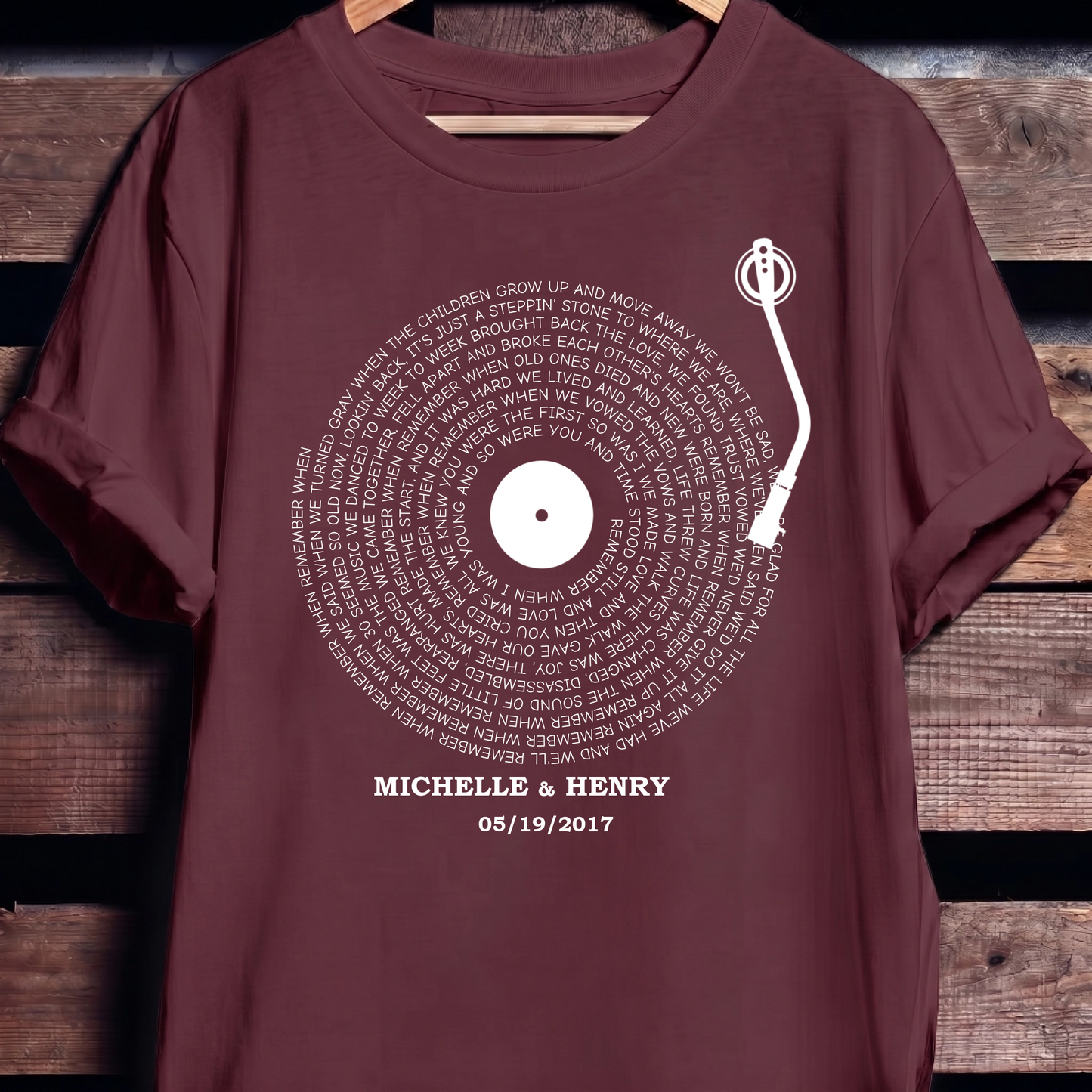 Custom Quote Shirt | Personalized Music T-Shirt | Custom Text Tee Gift for Music Lovers
