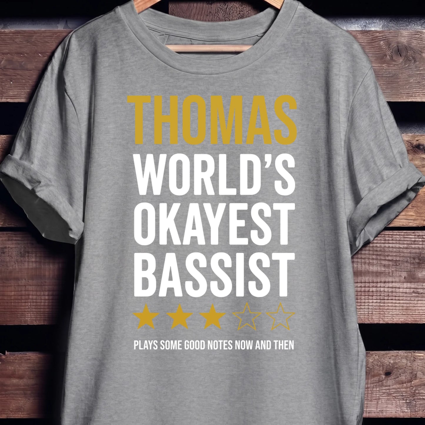 Custom Name World Okayest Bassist - The Music Frontiers