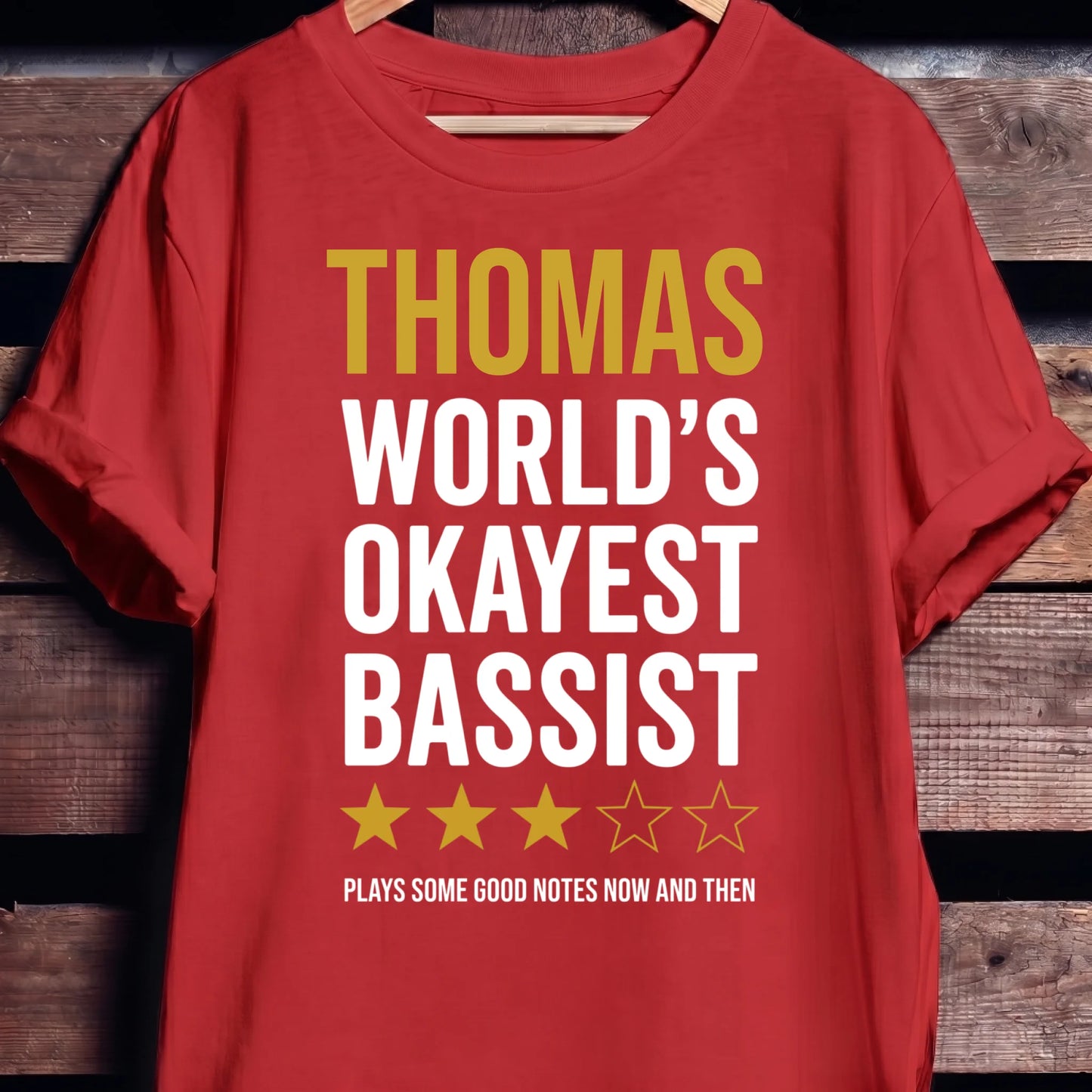Custom Name World Okayest Bassist - The Music Frontiers