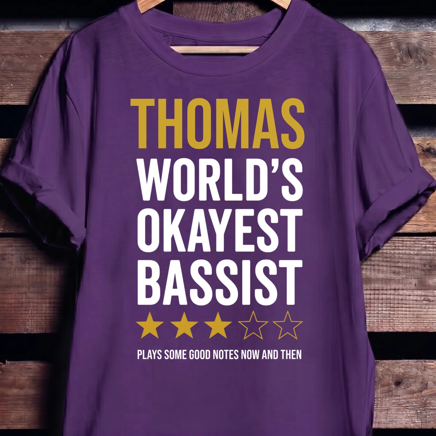 Custom Name World Okayest Bassist - The Music Frontiers