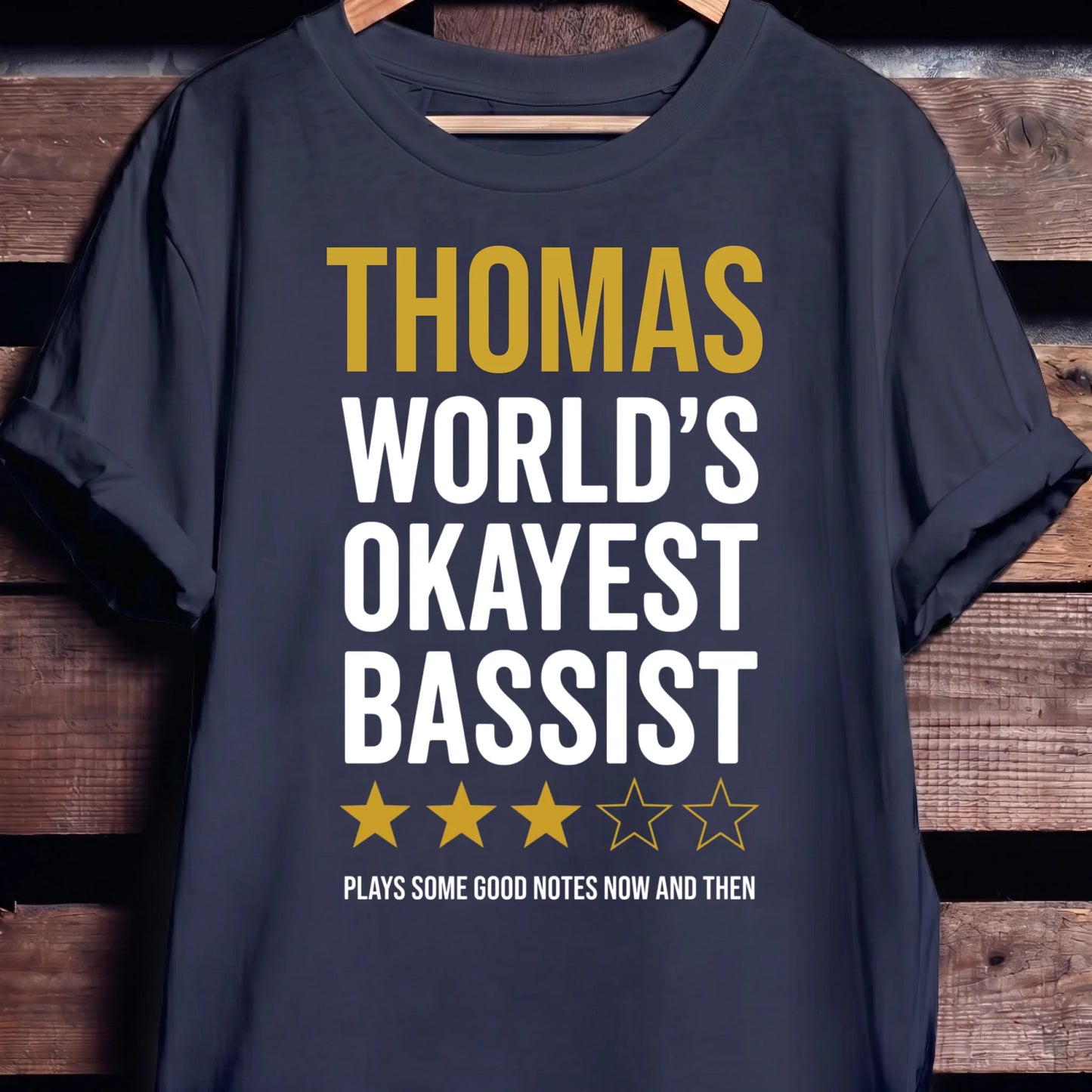 Custom Name World Okayest Bassist - The Music Frontiers