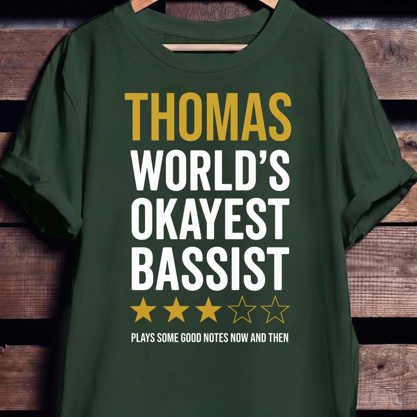 Custom Name World Okayest Bassist - The Music Frontiers