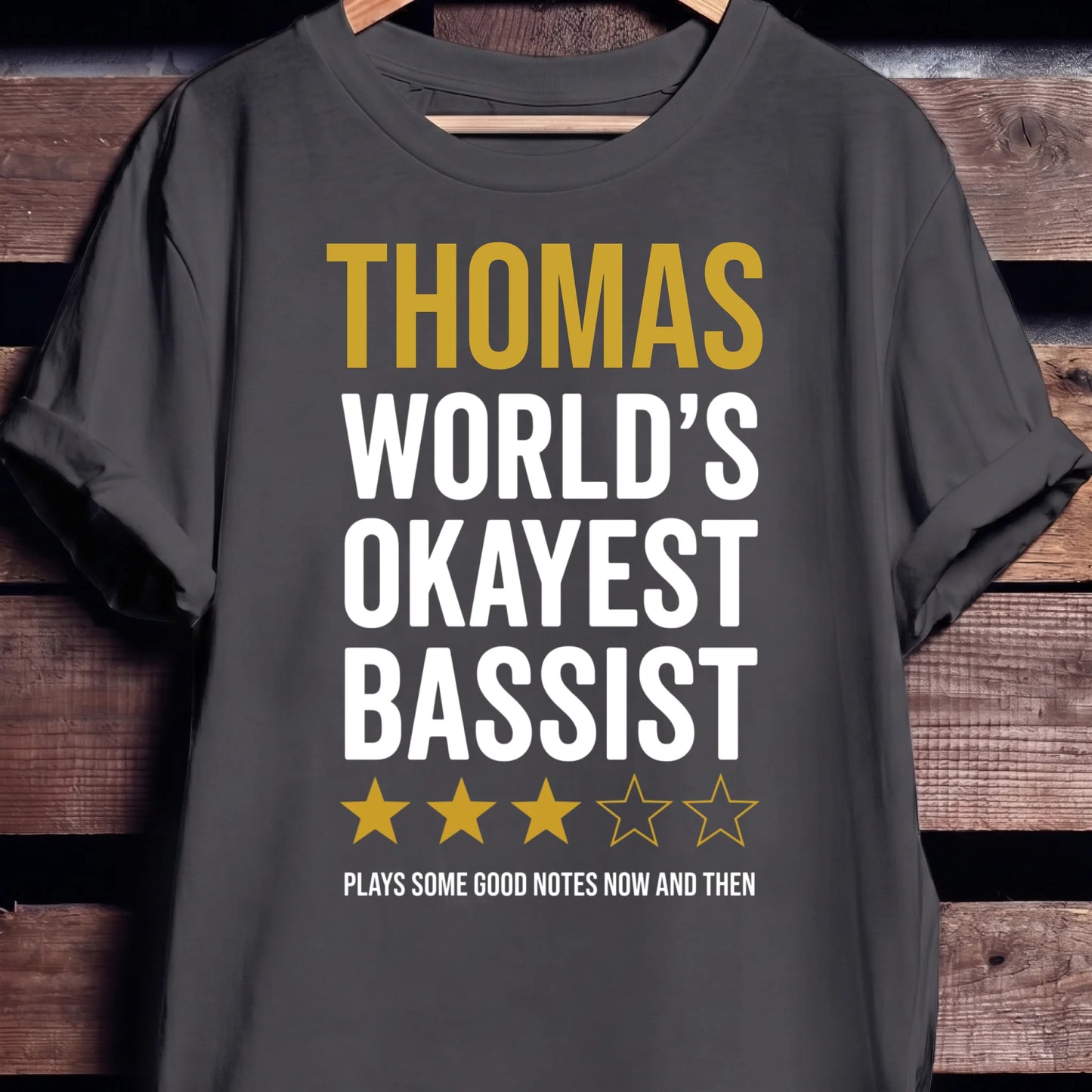 Custom Name World Okayest Bassist - The Music Frontiers