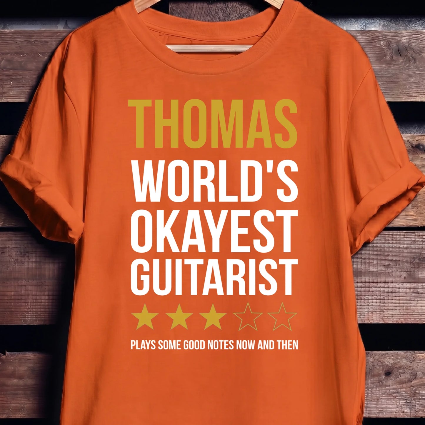 Custom Name World Okayest Guitarist - The Music Frontiers
