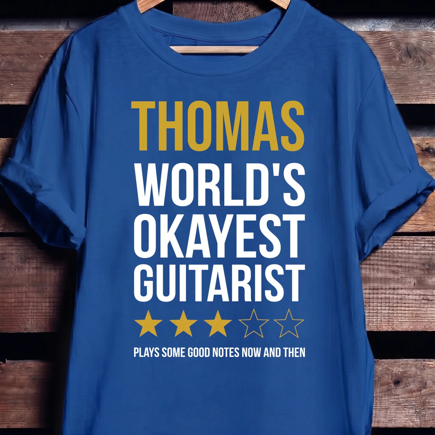 Custom Name World Okayest Guitarist - The Music Frontiers