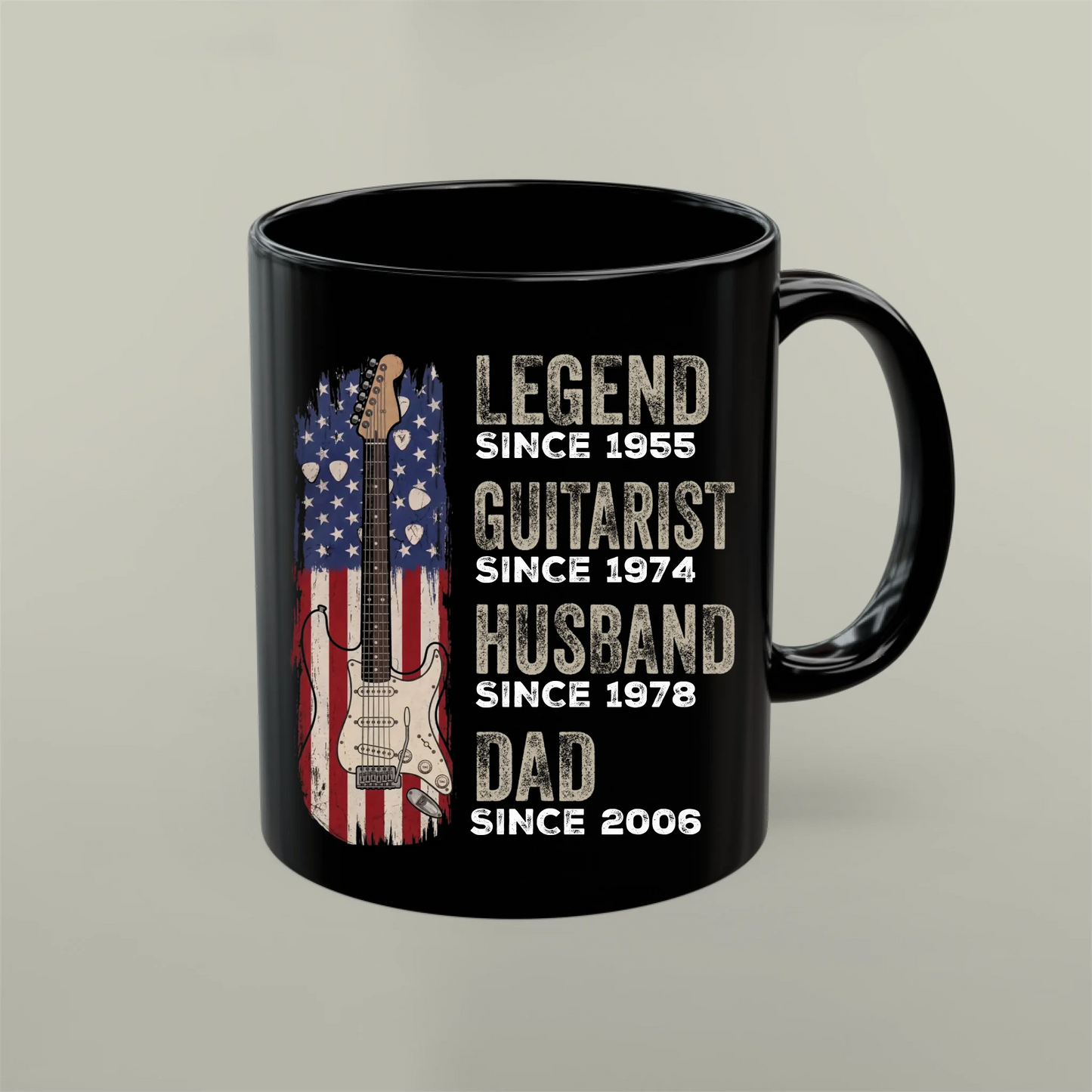 The "Legend's Timeline" Custom Guitar Tee
