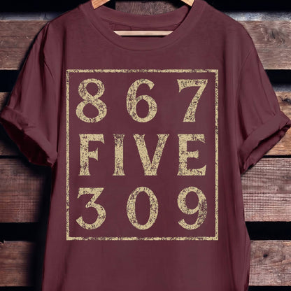 80s Classic 867 5309 T-shirt