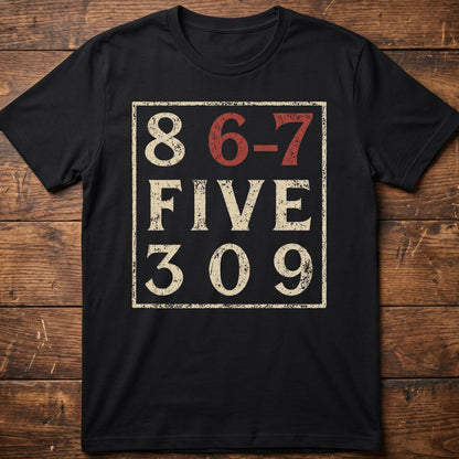 867 5309 Jenny Number Tee
