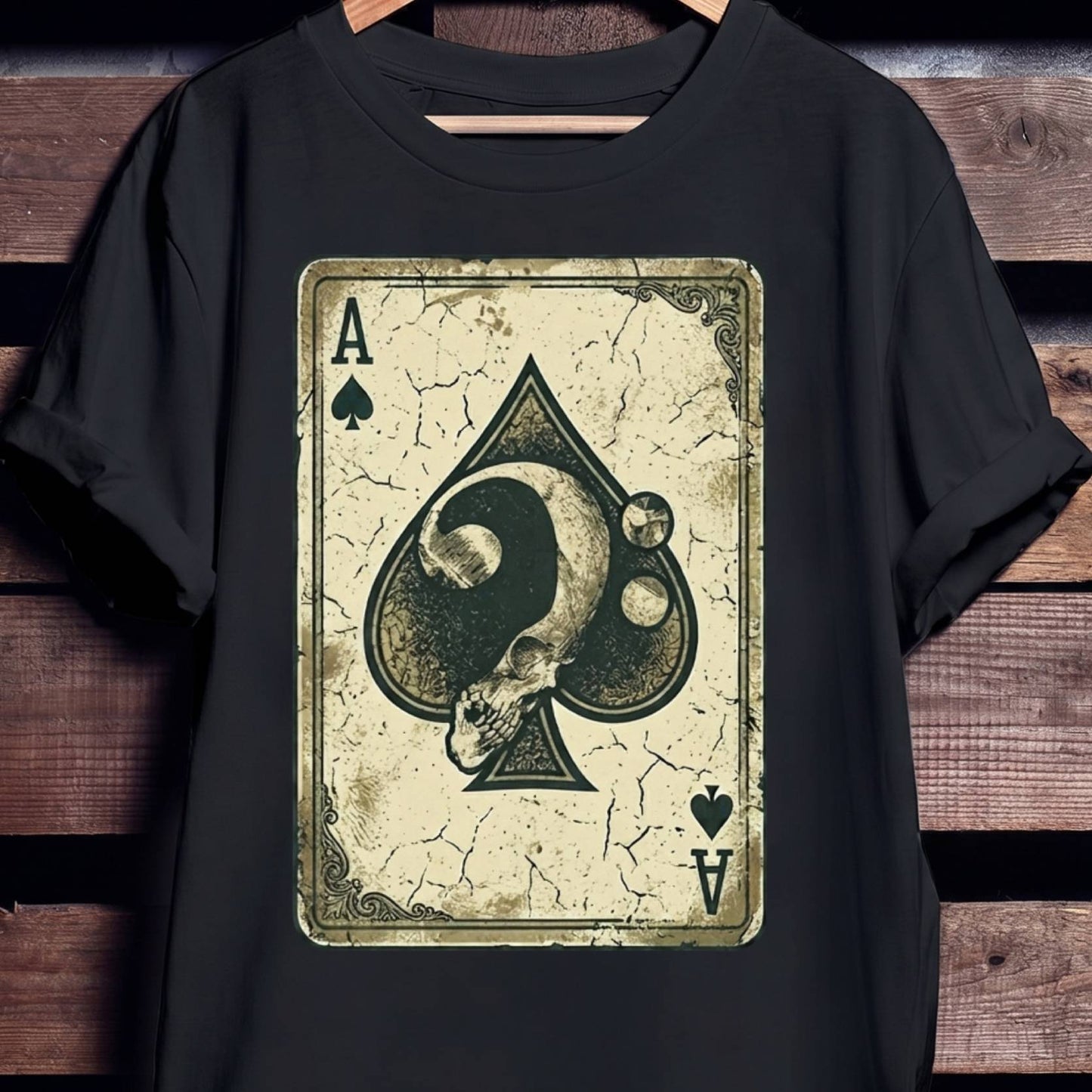 Ace of Spades Bass Guitar Tee - Unisex Standard T-Shirt