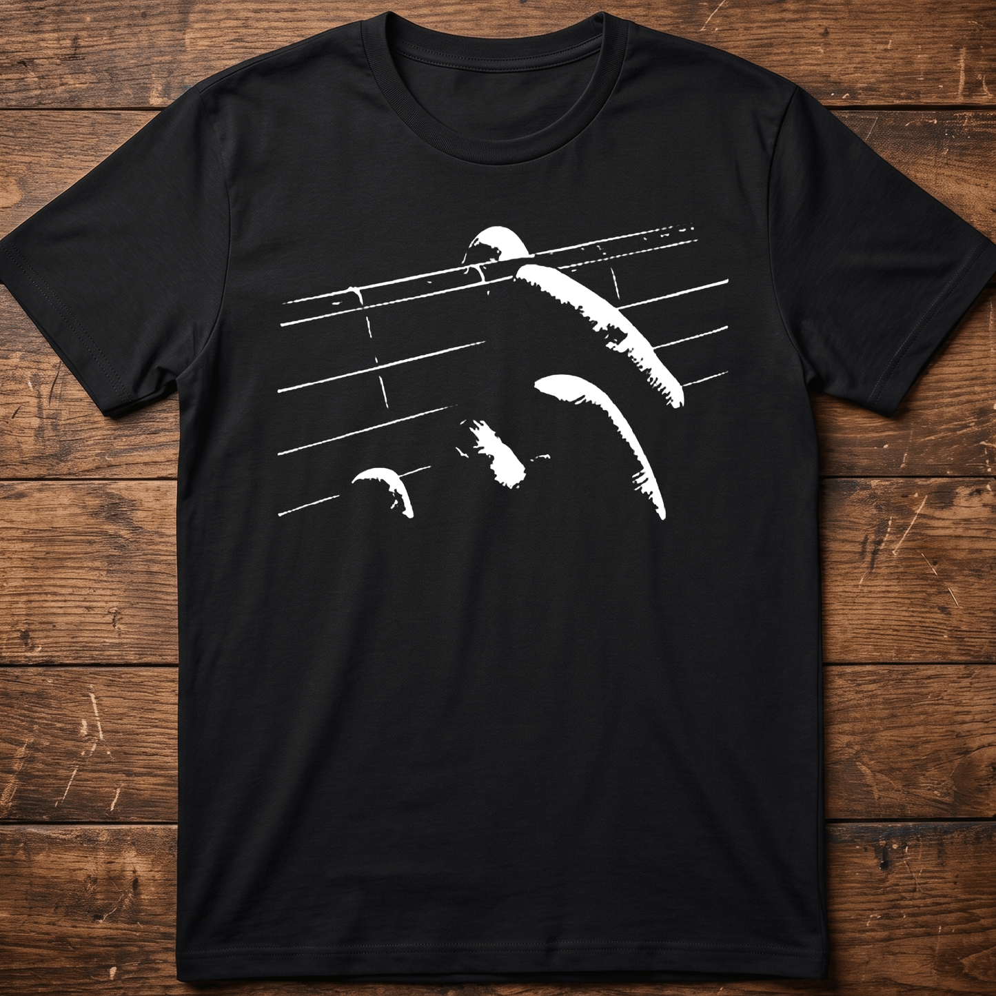 Aesthetic Guitarist Finger Style Tee - The Music Frontiers