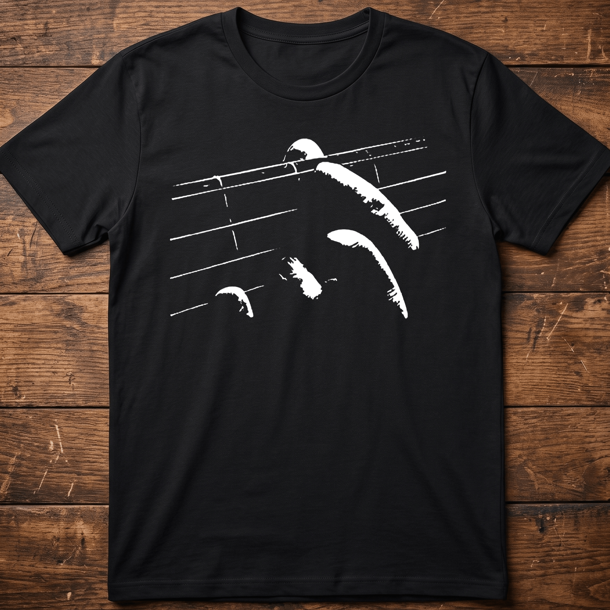 Aesthetic Guitarist Finger Style Tee - The Music Frontiers