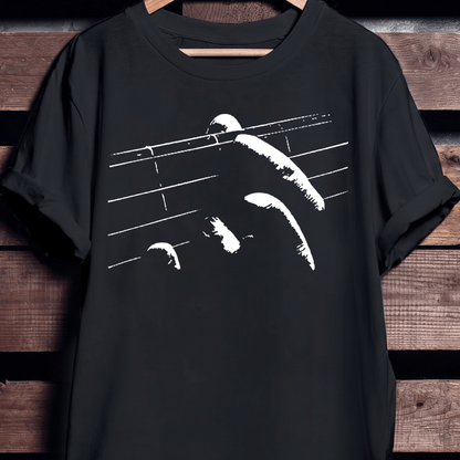 Aesthetic Guitarist Finger Style Tee - The Music Frontiers