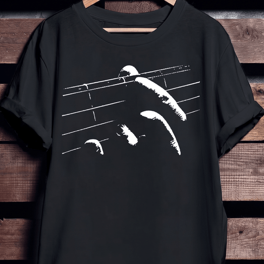 Aesthetic Guitarist Finger Style Tee - The Music Frontiers