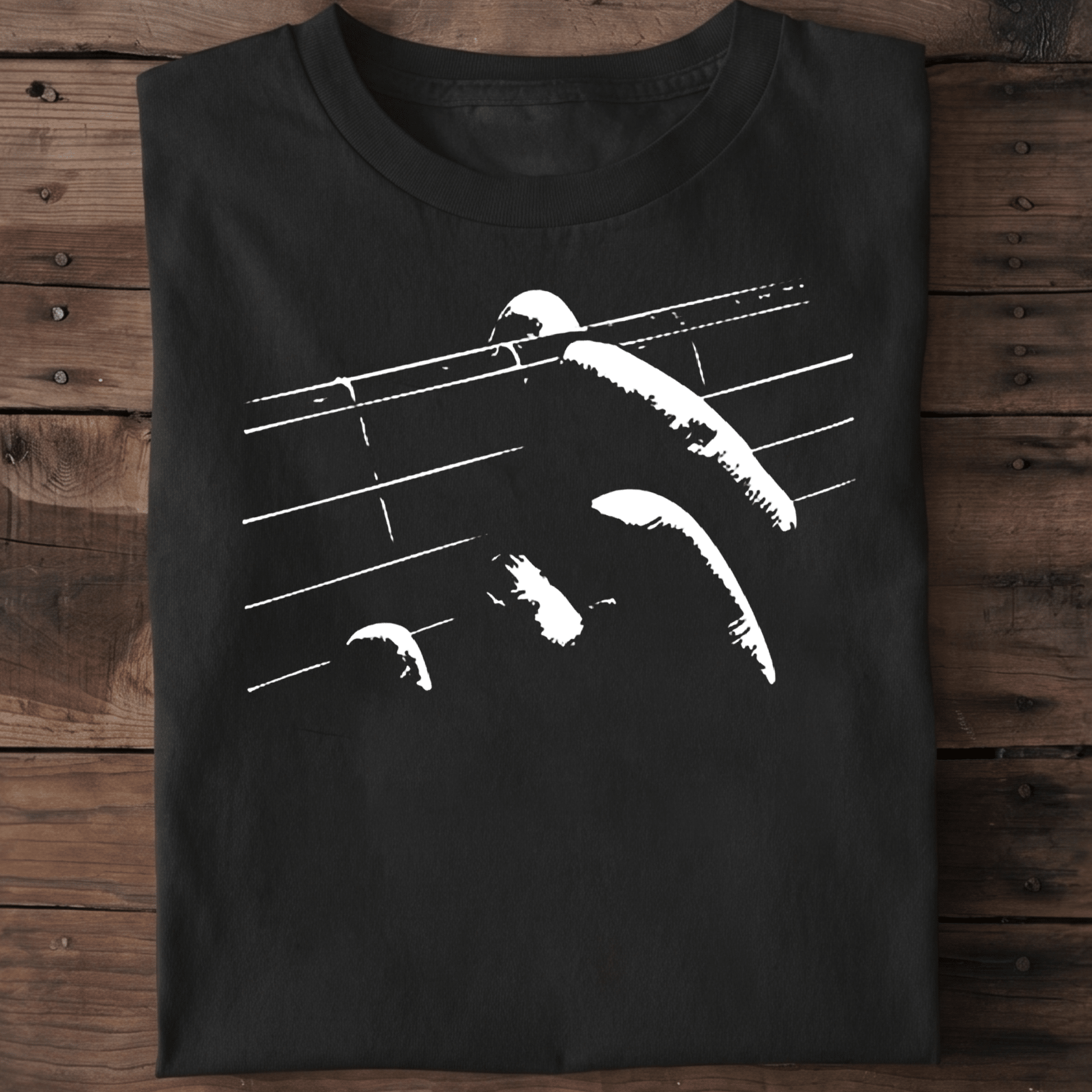 Aesthetic Guitarist Finger Style Tee - The Music Frontiers