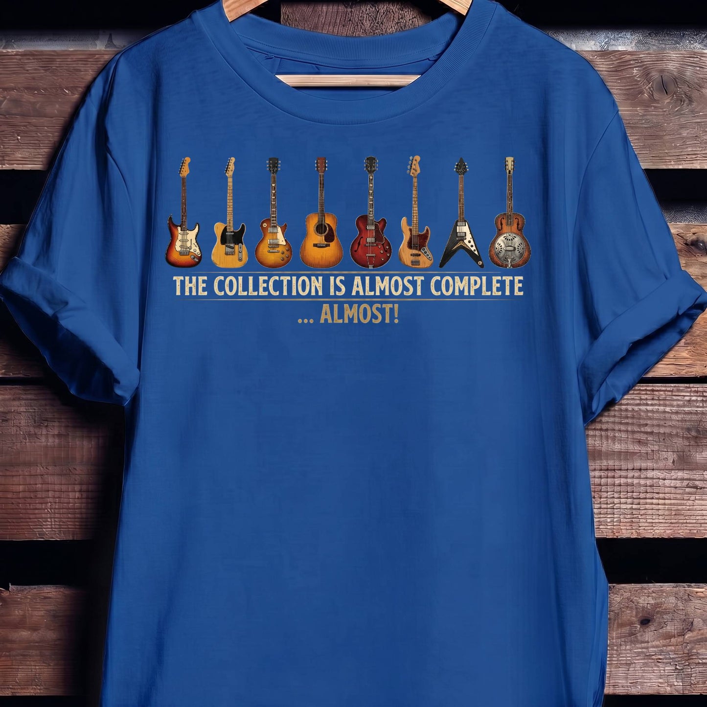 "Almost Complete" Guitar Collection Tee - The Music Frontiers