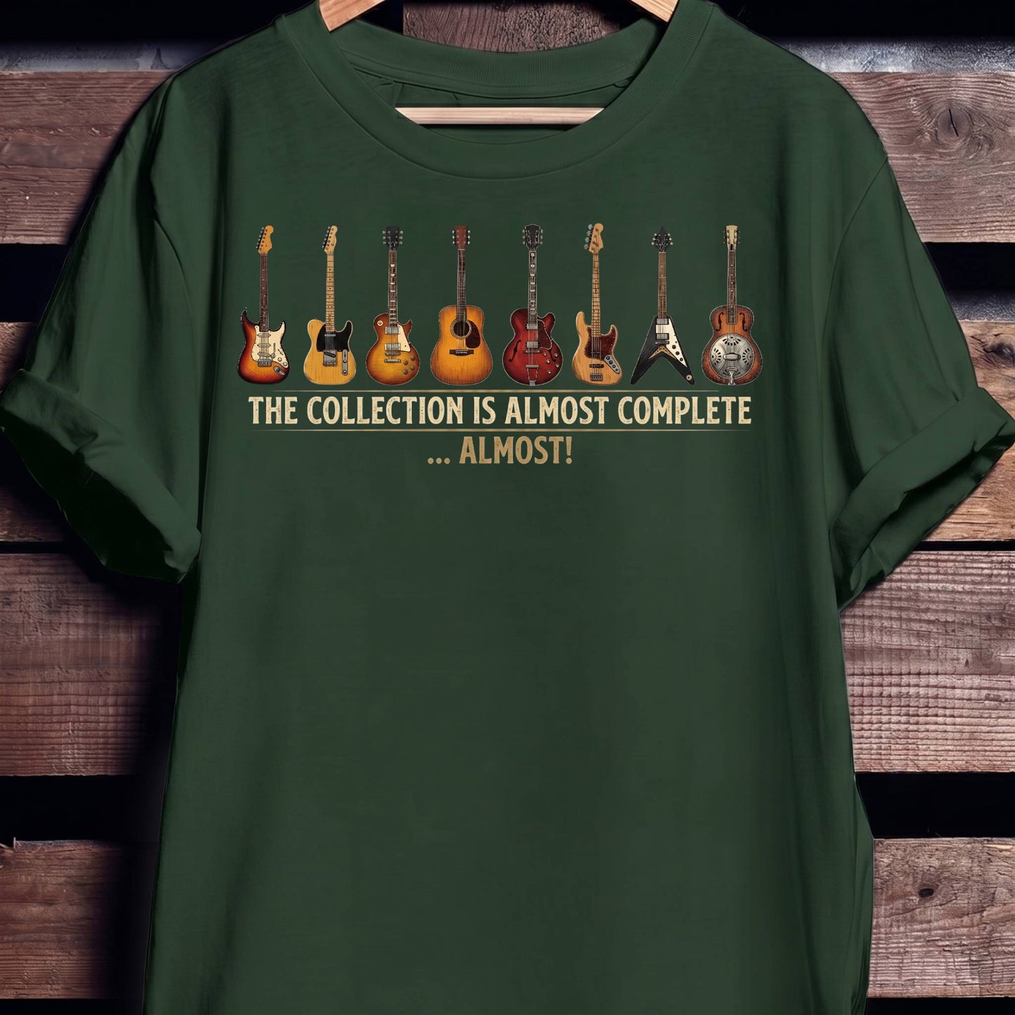 "Almost Complete" Guitar Collection Tee - The Music Frontiers