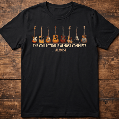 "Almost Complete" Guitar Collection Tee - The Music Frontiers