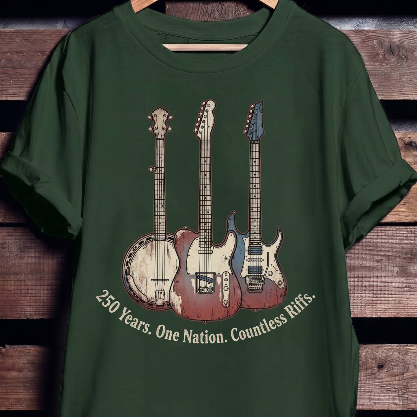 America 250th Countless Riffs Guitars - The Music Frontiers