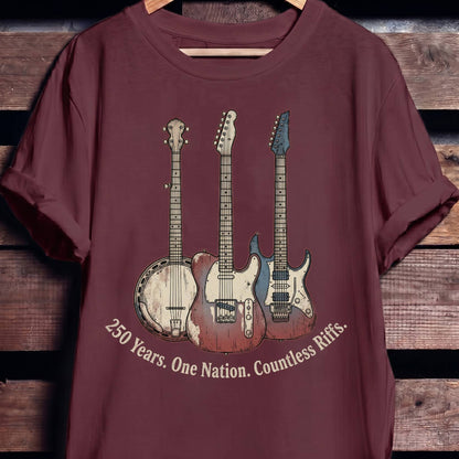 America 250th Countless Riffs Guitars - The Music Frontiers