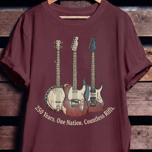 America 250th Countless Riffs Guitars - The Music Frontiers