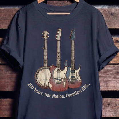 America 250th Countless Riffs Guitars - The Music Frontiers