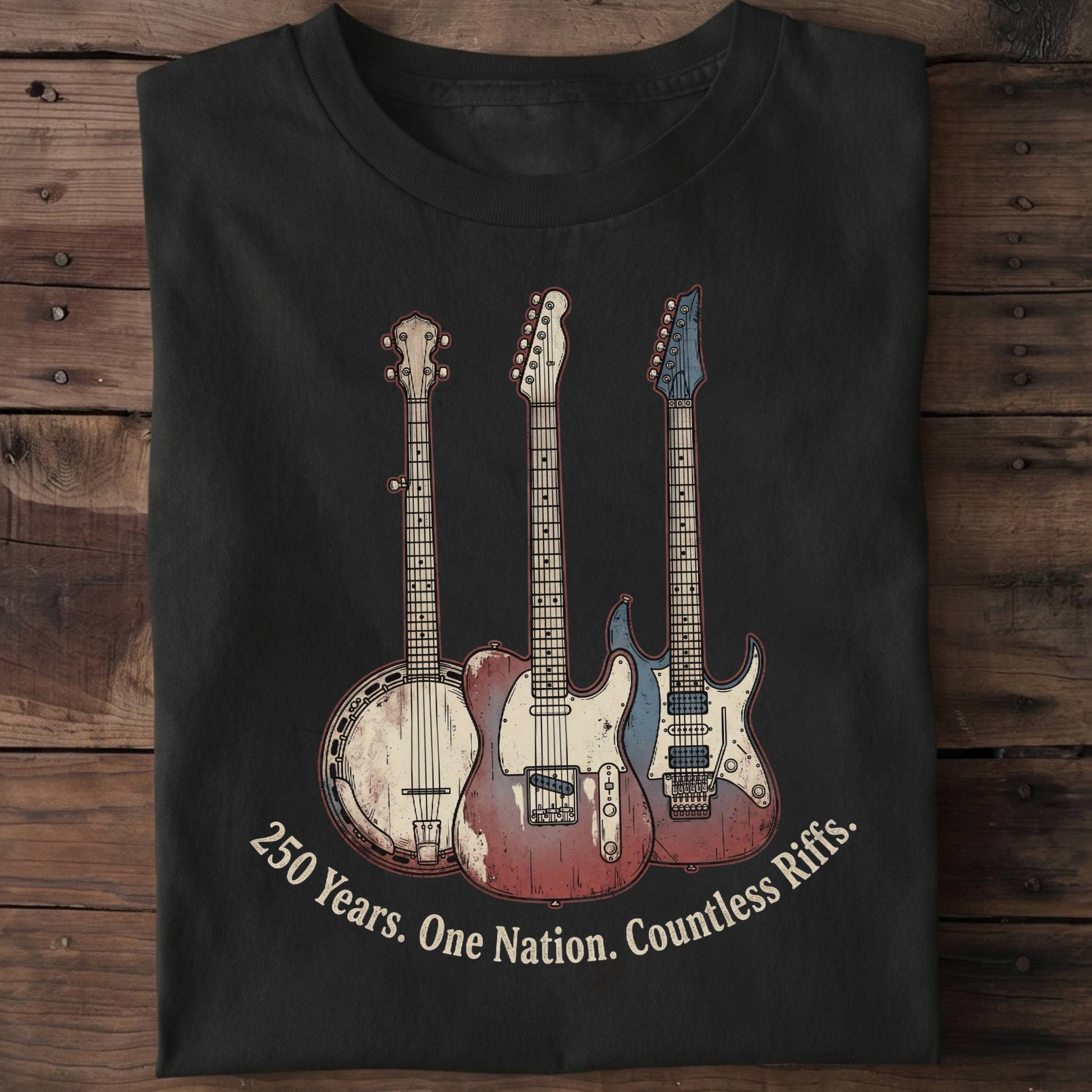 America 250th Countless Riffs Guitars - The Music Frontiers