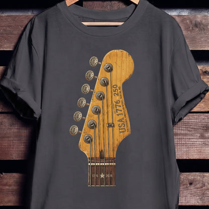American Milestones Guitar Headstock America 250 - The Music Frontiers