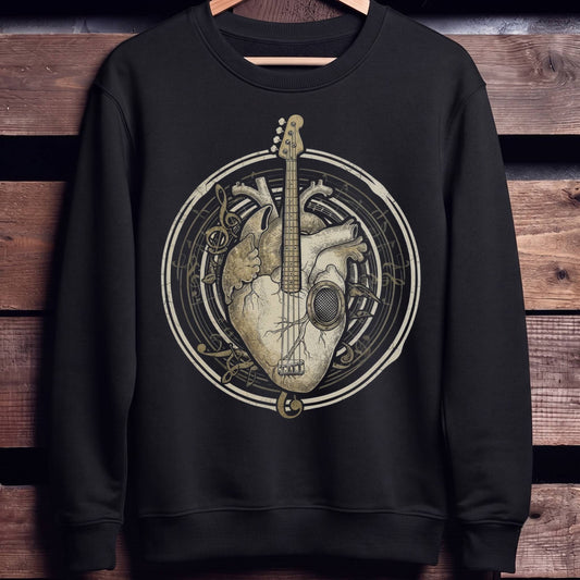 Anatomical Heart Bass Guitar