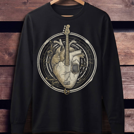 Anatomical Heart Bass Guitar