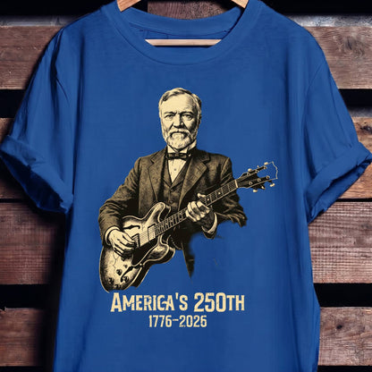 Andrew Carnegie Playing Guitar America 250 - The Music Frontiers