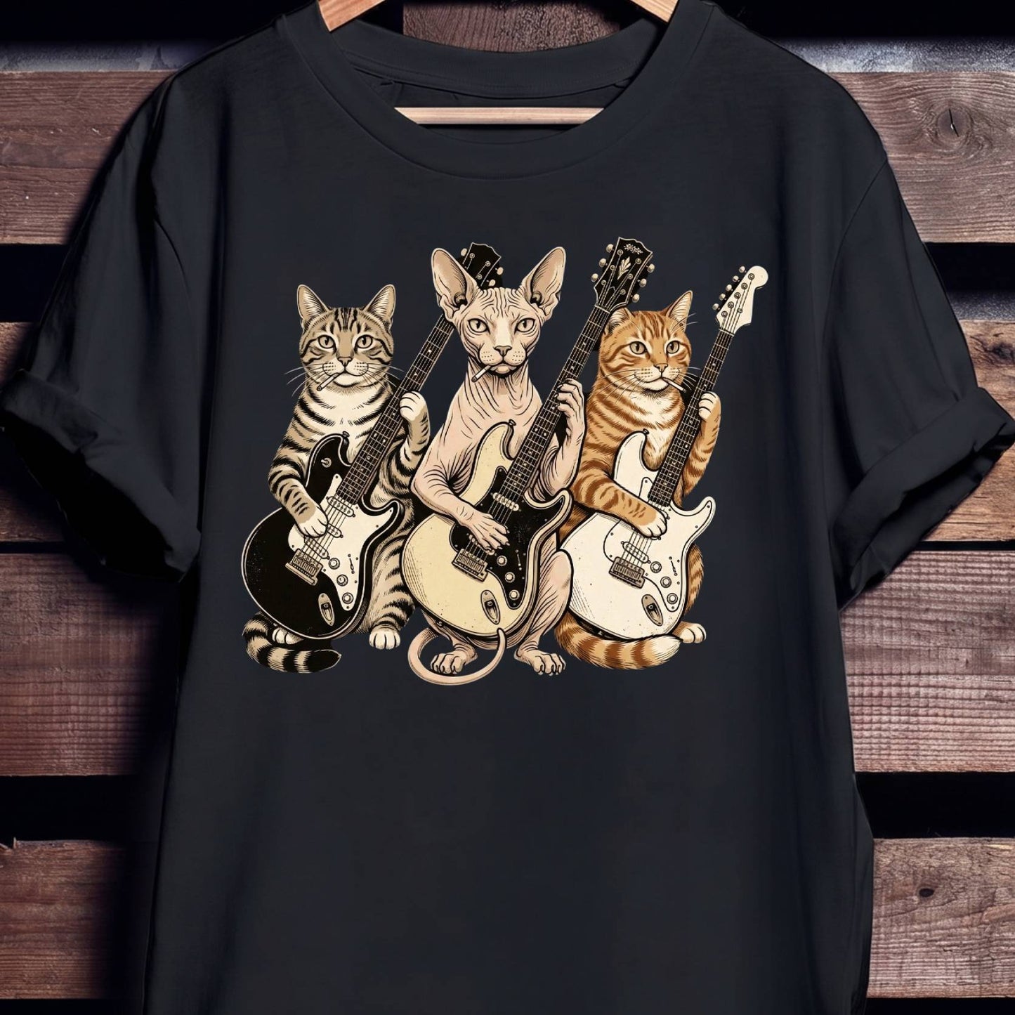 Badass Rock Cat Band