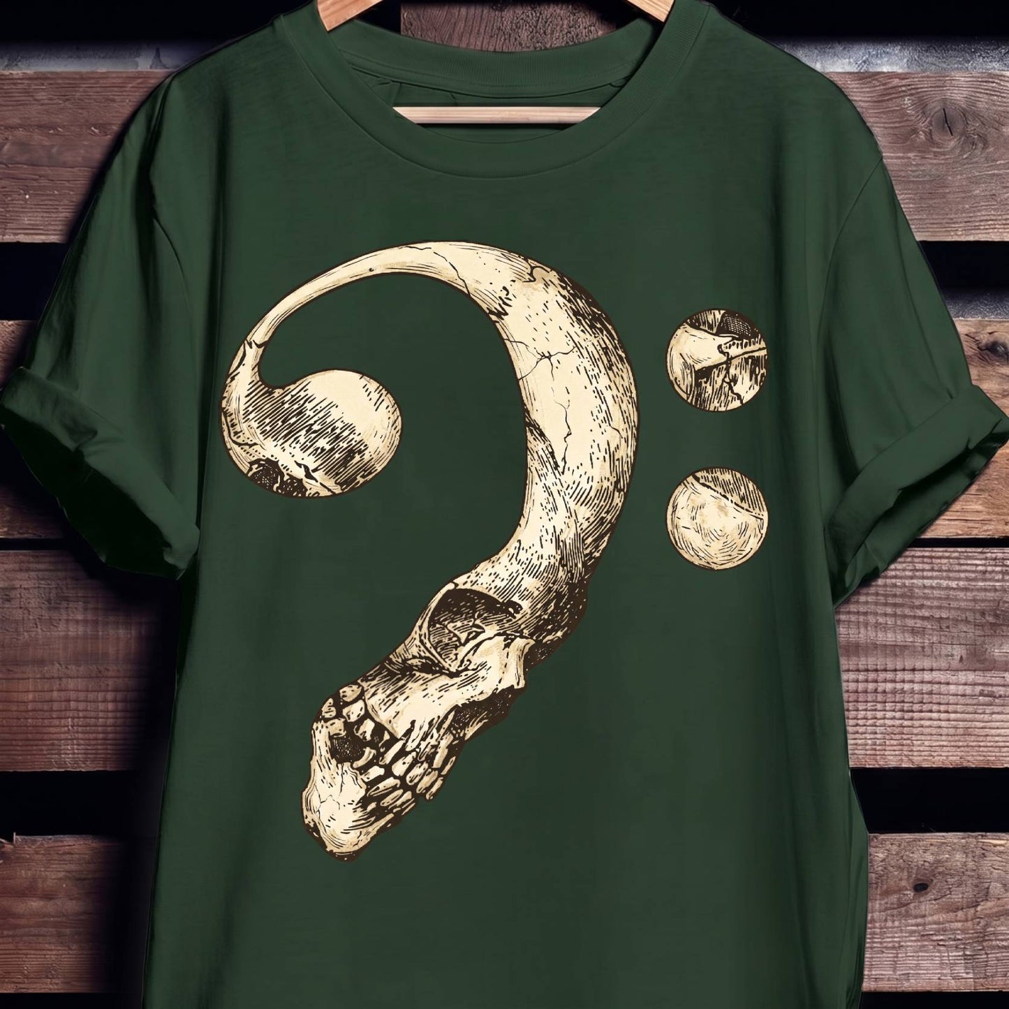 Bass Clef Skull Graphic Tee - The Music Frontiers