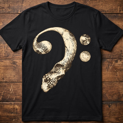 Bass Clef Skull Graphic Tee - The Music Frontiers