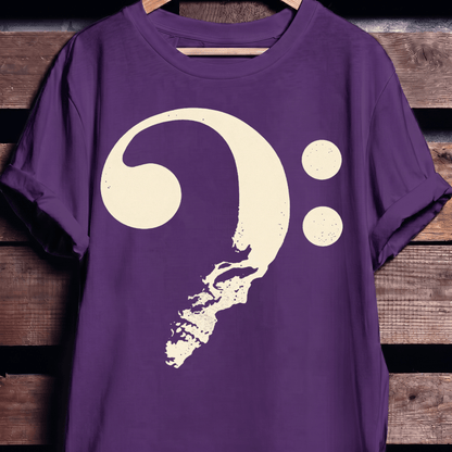 Bass Clef Face Negative Space - The Music Frontiers