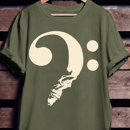Bass Clef Face Negative Space - The Music Frontiers