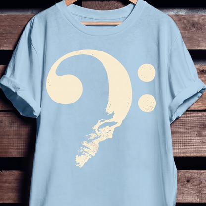 Bass Clef Face Negative Space - The Music Frontiers