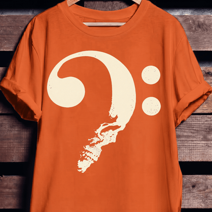 Bass Clef Face Negative Space - The Music Frontiers