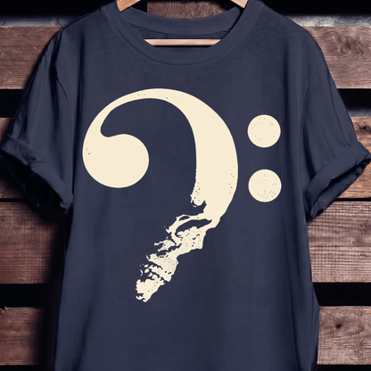 Bass Clef Face Negative Space - The Music Frontiers