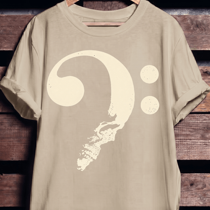 Bass Clef Face Negative Space - The Music Frontiers